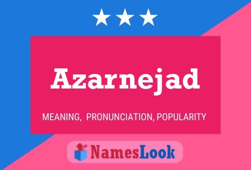 Azarnejad Name Poster