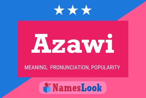 Azawi Name Poster