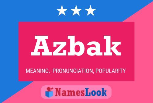 Azbak Name Poster