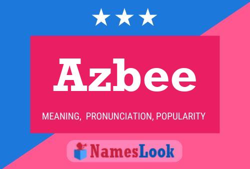 Azbee Name Poster