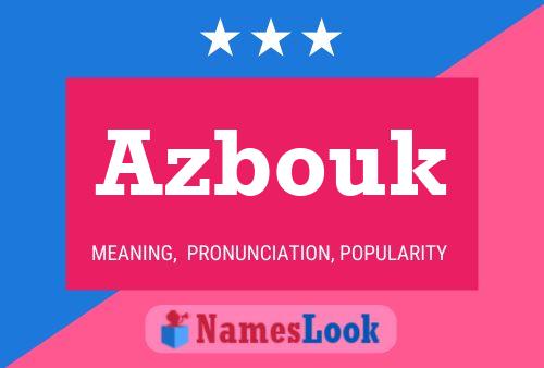 Azbouk Name Poster