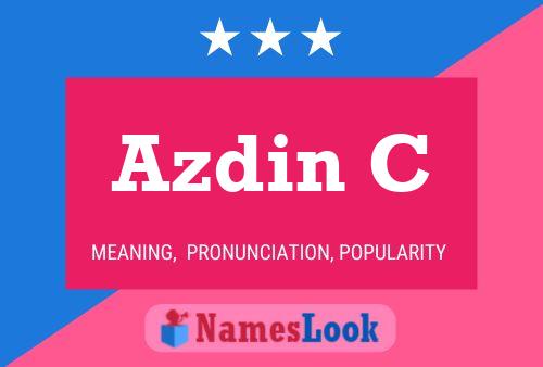 Azdin C Name Poster