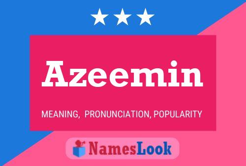 Azeemin Name Poster