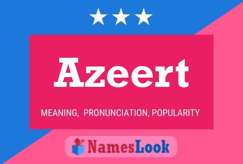 Azeert Name Poster