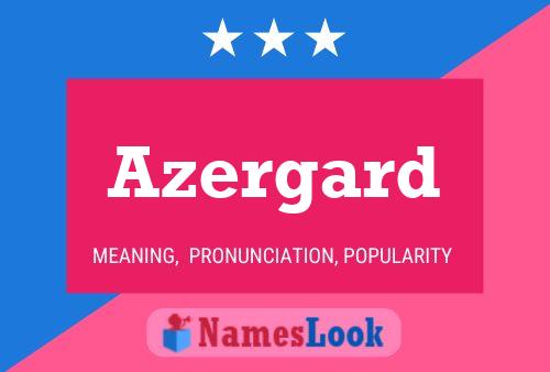 Azergard Name Poster