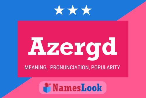 Azergd Name Poster