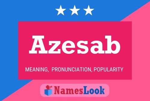 Azesab Name Poster