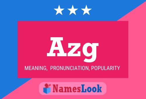 Azg Name Poster