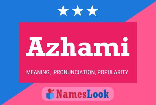 Azhami Name Poster