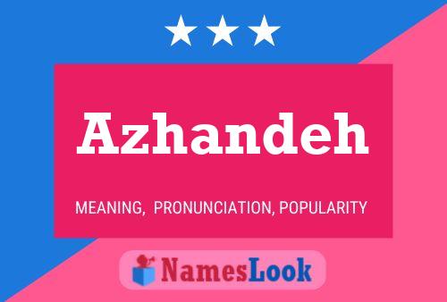 Azhandeh Name Poster