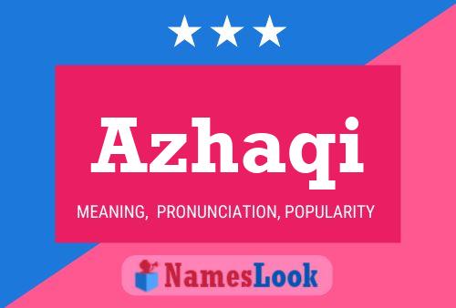 Azhaqi Name Poster