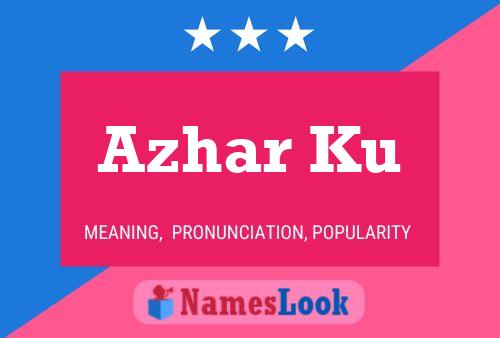 Azhar Ku Name Poster