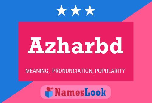 Azharbd Name Poster