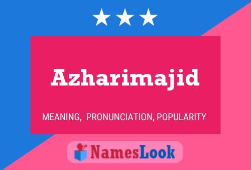 Azharimajid Name Poster