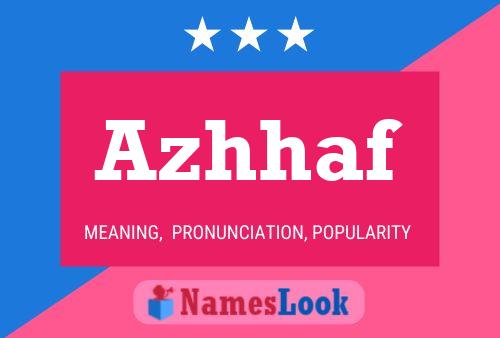 Azhhaf Name Poster