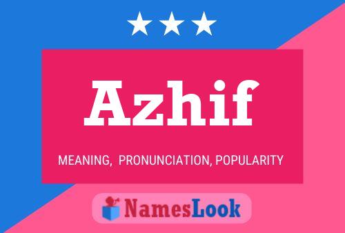 Azhif Name Poster