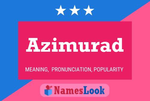 Azimurad Name Poster