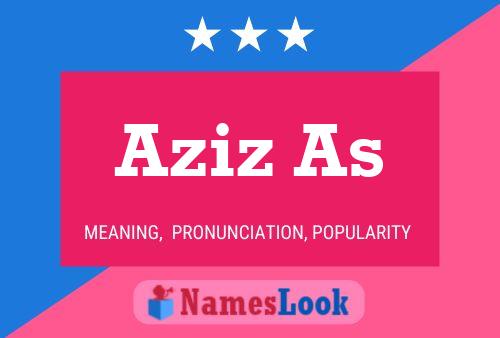 Aziz As Name Poster