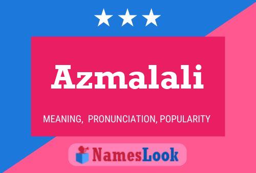 Azmalali Name Poster