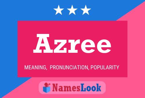 Azree Name Poster