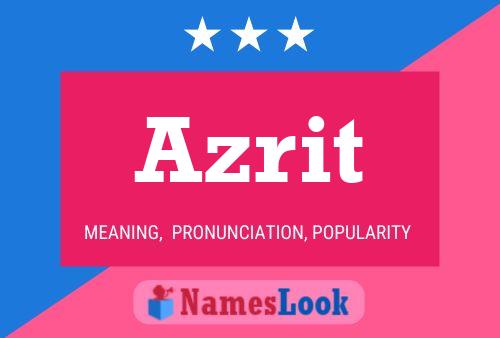 Azrit Name Poster