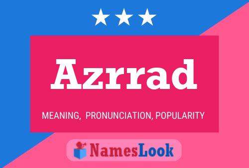 Azrrad Name Poster