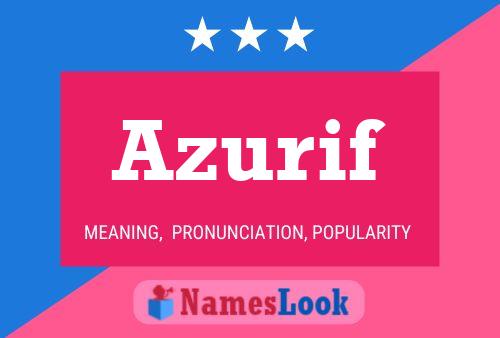 Azurif Name Poster