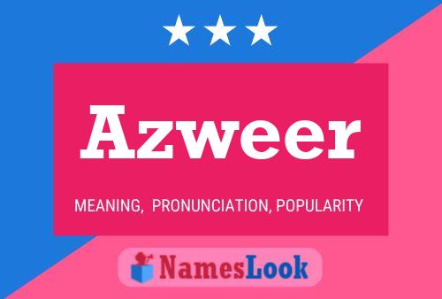 Azweer Name Poster