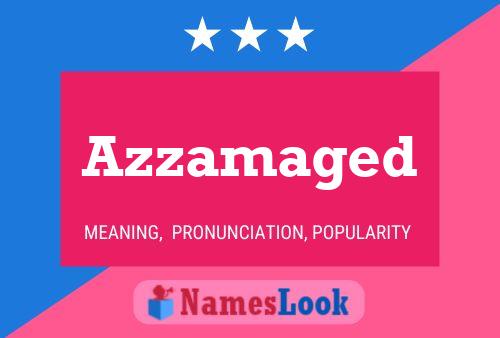 Azzamaged Name Poster