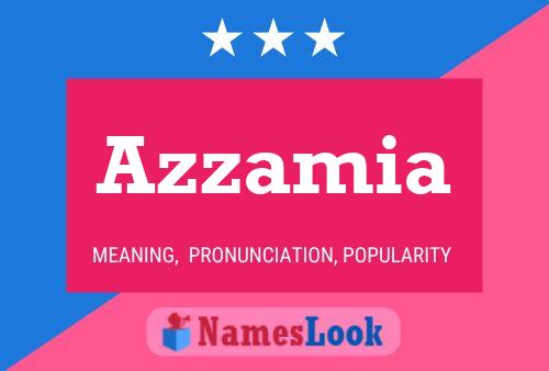 Azzamia Name Poster