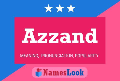 Azzand Name Poster