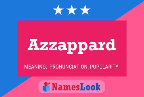 Azzappard Name Poster