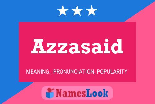 Azzasaid Name Poster