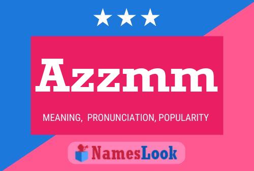 Azzmm Name Poster