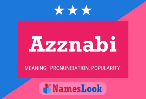 Azznabi Name Poster