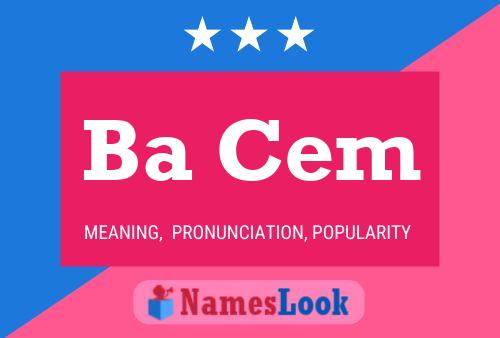 Ba Cem Name Poster