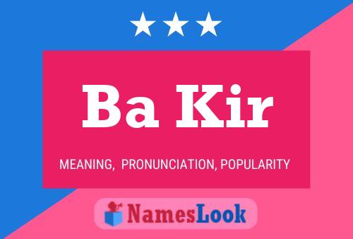 Ba Kir Name Poster