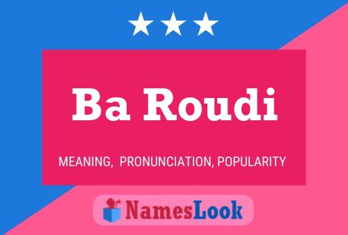 Ba Roudi Name Poster