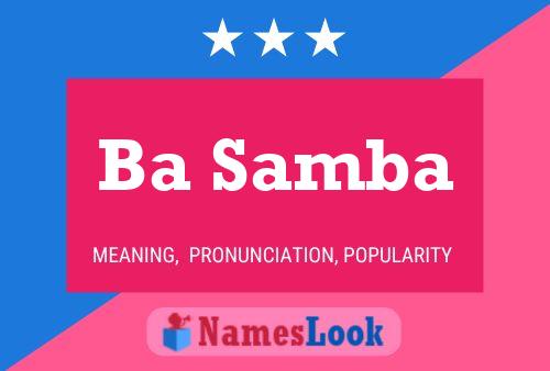 Ba Samba Name Poster