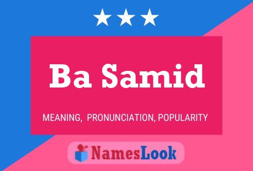 Ba Samid Name Poster