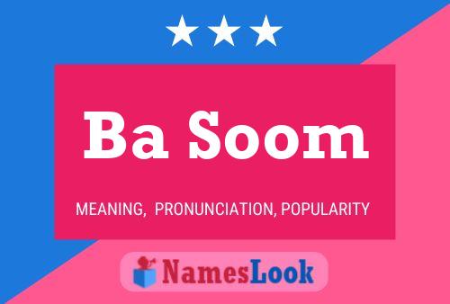 Ba Soom Name Poster