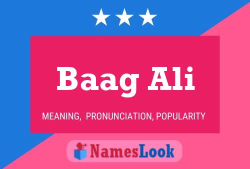 Baag Ali Name Poster