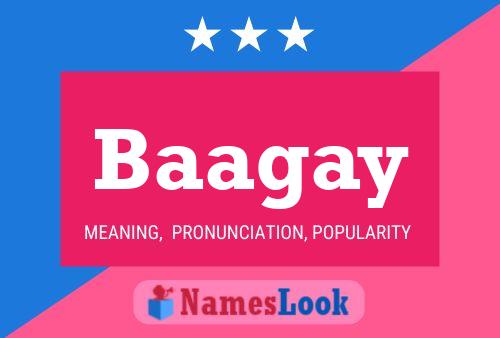 Baagay Name Poster