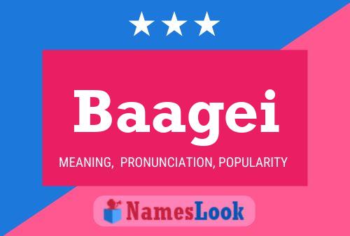 Baagei Name Poster