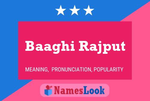 Baaghi Rajput Name Poster