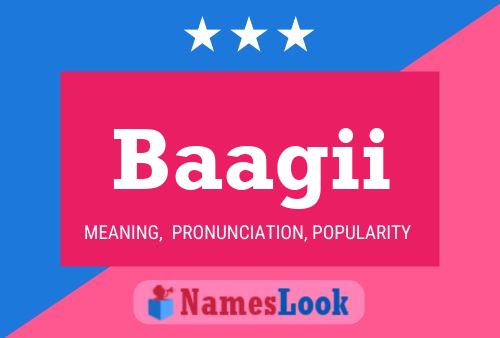 Baagii Name Poster