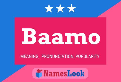 Baamo Name Poster