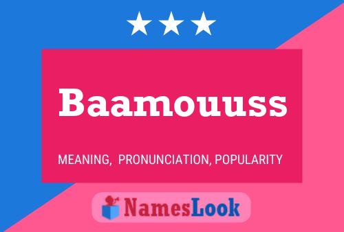 Baamouuss Name Poster