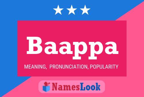 Baappa Name Poster