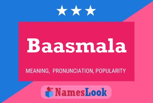 Baasmala Name Poster